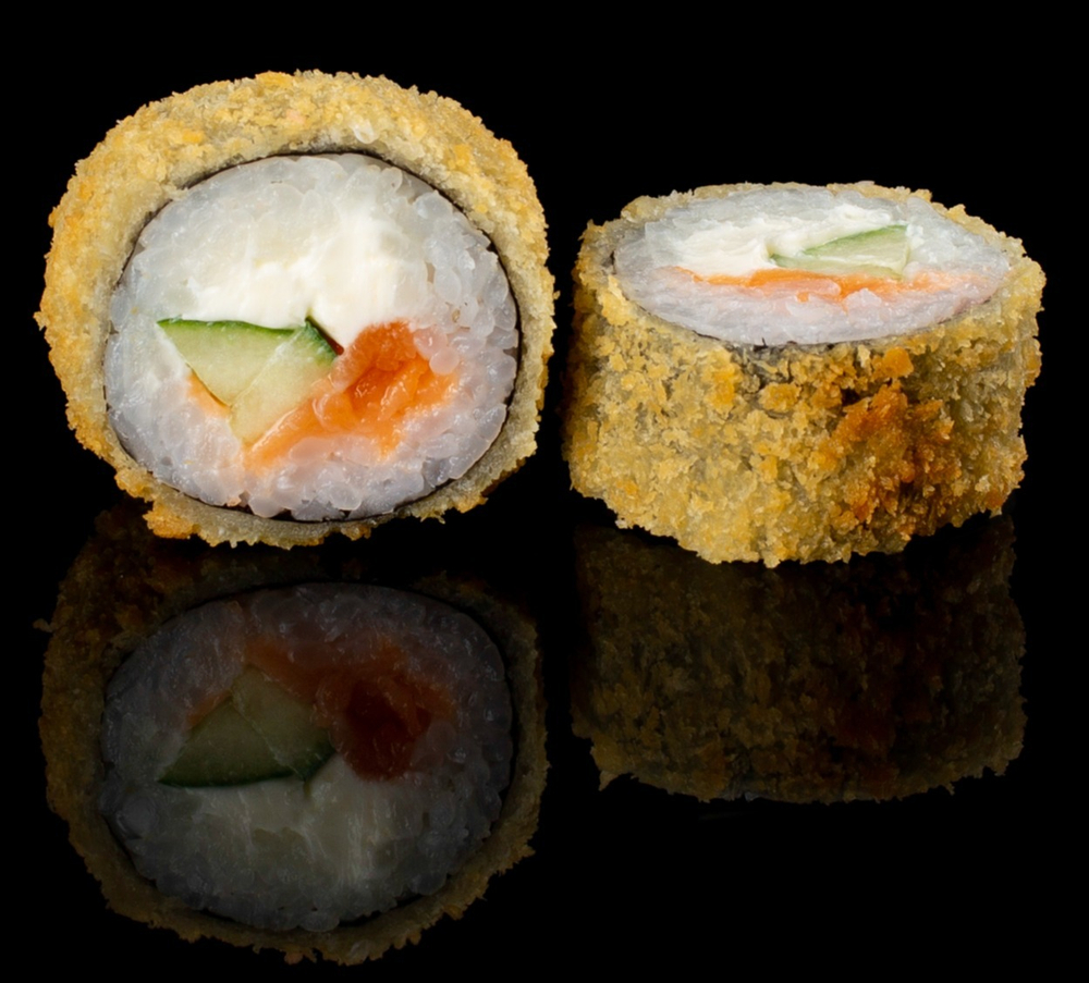 Ролл Темпура с лососем 8 шт.