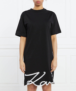 Платье karl signature hem dress Karl Lagerfeld - черный(231W1357)
