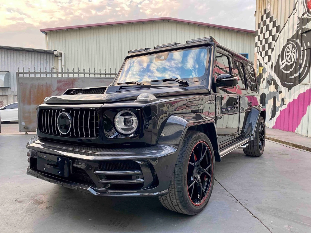 Широкий карбоновый обвес для Mercedes-Benz G-Class W463A/W464 2018+ Мерседес Гелик гелентваген