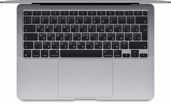 Ноутбук Apple MacBook Air 13 Late 2020 (Apple M1/13.3"/2560x1600/16GB/256GB SSD/DVD нет/Apple graphics 7-core/Wi-Fi/Bluetooth/macOS) Z1240004P Серый Космос