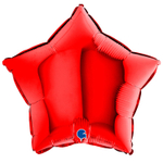 Шар фольгированный Звезда 46 см (Красный)