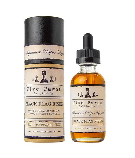 Жидкость Five Pawns (60 мл, 3 мг) Black Flag Risen