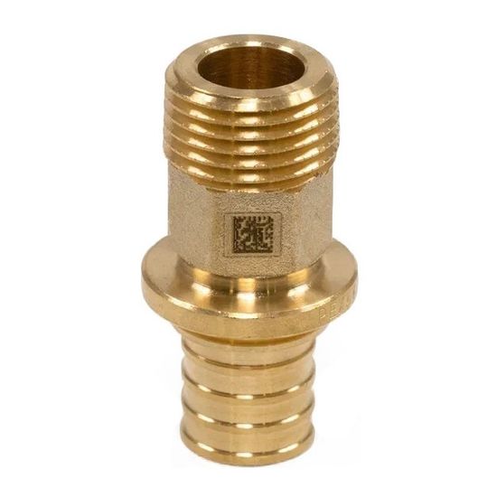 Переходник Рехау 16-R 3/4" MX с наружной резьбой НР латунь (11097141001)