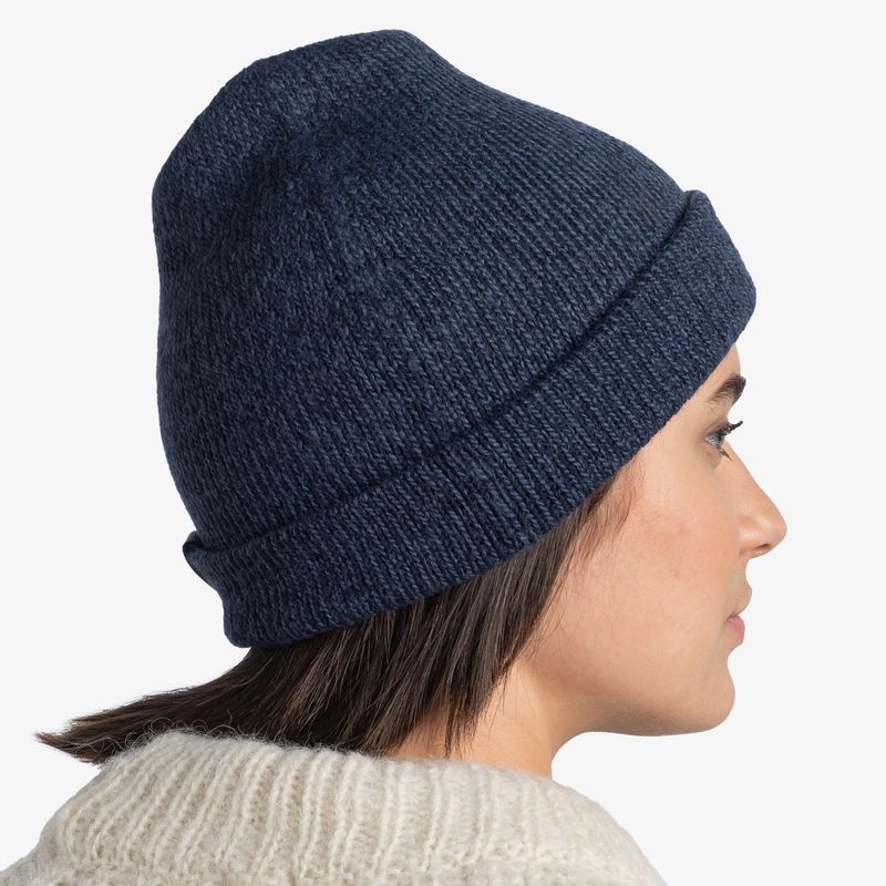 Вязаная шапка Buff Hat Knitted Jarn Denim Фото 5