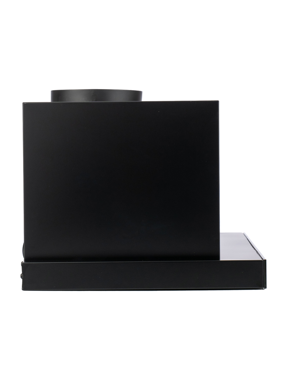 Вытяжка кухонная MACBI Perfa-60G-baf (BLACK) черный, D150мм, 1200м3/ч, полновстраиваемая, мотор 230Ватт, стекло 60см, сенсорное управление + управление жестами