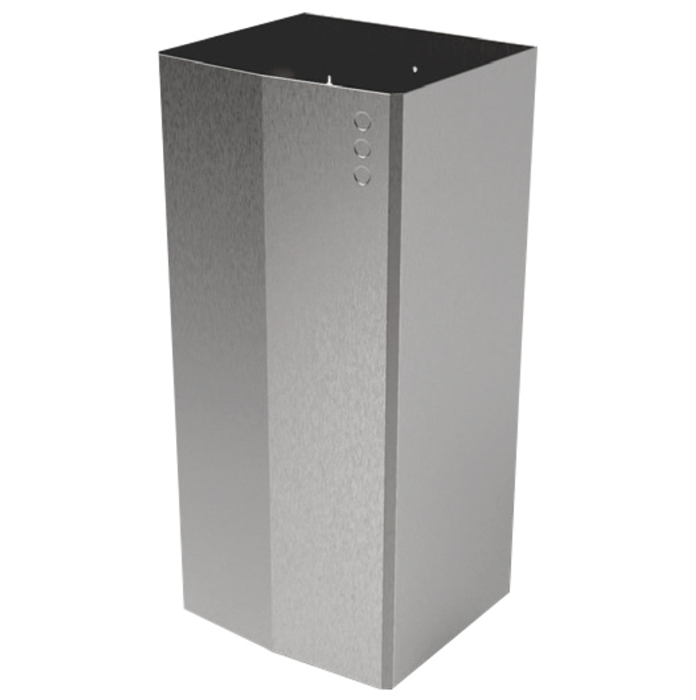 Контейнер для мусора настенный без крышки 80 л. нерж. сталь EVO 14077.80.EVO.S матовый