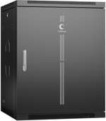 Шкаф настенный 19", 15U Cabeus SH-05F-15U60/45m-R-BK