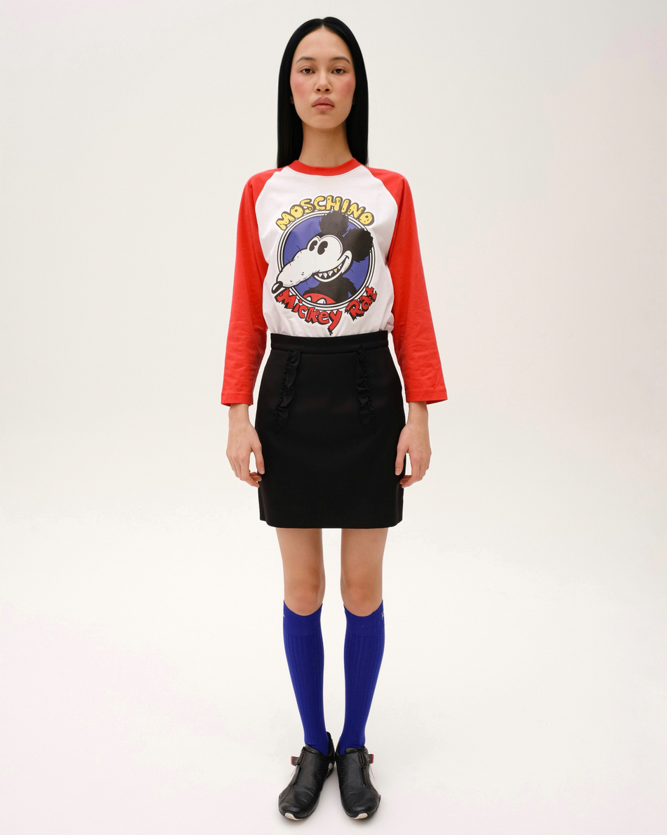 Гольфы в рубчик Синие чернила