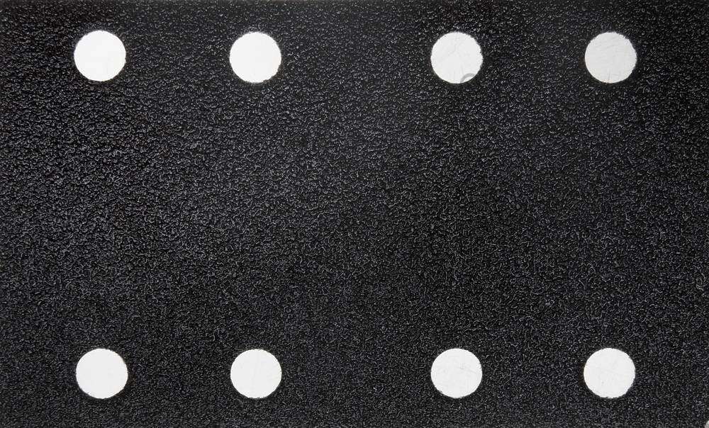 Лист шлиф. универс. URAGAN ″Оптимал. для тверд. пород дерева″ 8 отв. по линии, на липучке, для ПШМ, P60, 80х133мм, 50шт