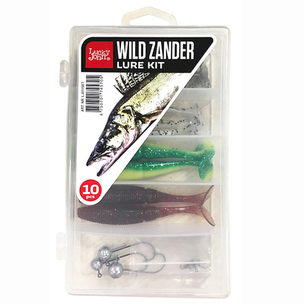 Комплект приманки и оснастки Lucky John WILD ZANDER SET