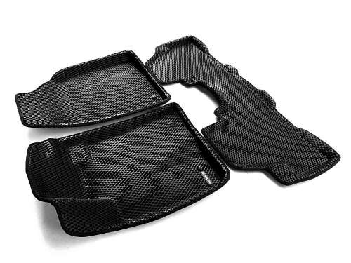 Коврики салона для LEXUS RX (2009-2014) Euromat 3D EVA черные Арт EM3DEVA-003209