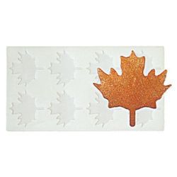 Форма кондитерская "Лист кленовый" 8 ячеек 55*57 мм силикон P.L.