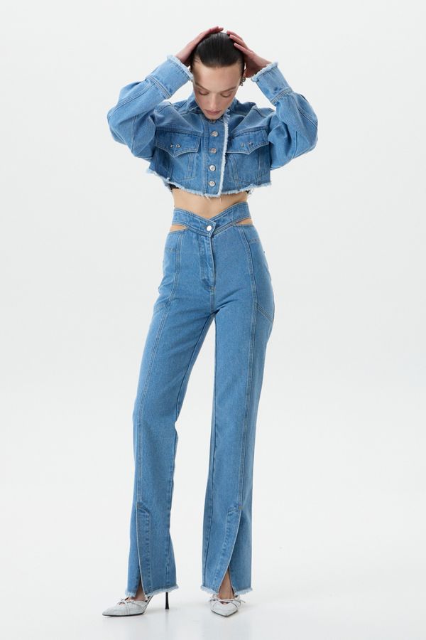 Джинсы Cut-Out