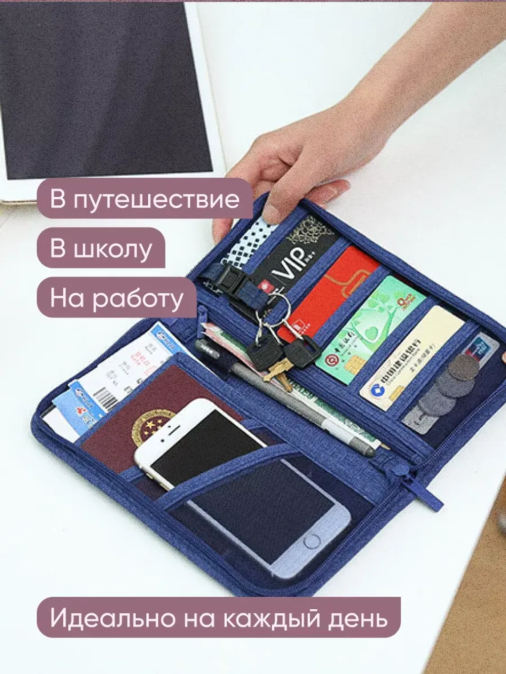 Органайзер для документов дорожный