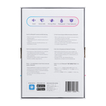 Черная анальная вибропробка 4,5см с управлением через приложение Lovense Hush 2 Anal Vibrating Butt Plug Size M Black