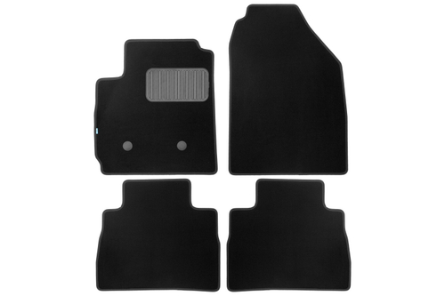 Коврики в салон для JETOUR X70 Plus, 2023-, 5 мест, 4шт (текстиль) KLEVER0312700422110KH