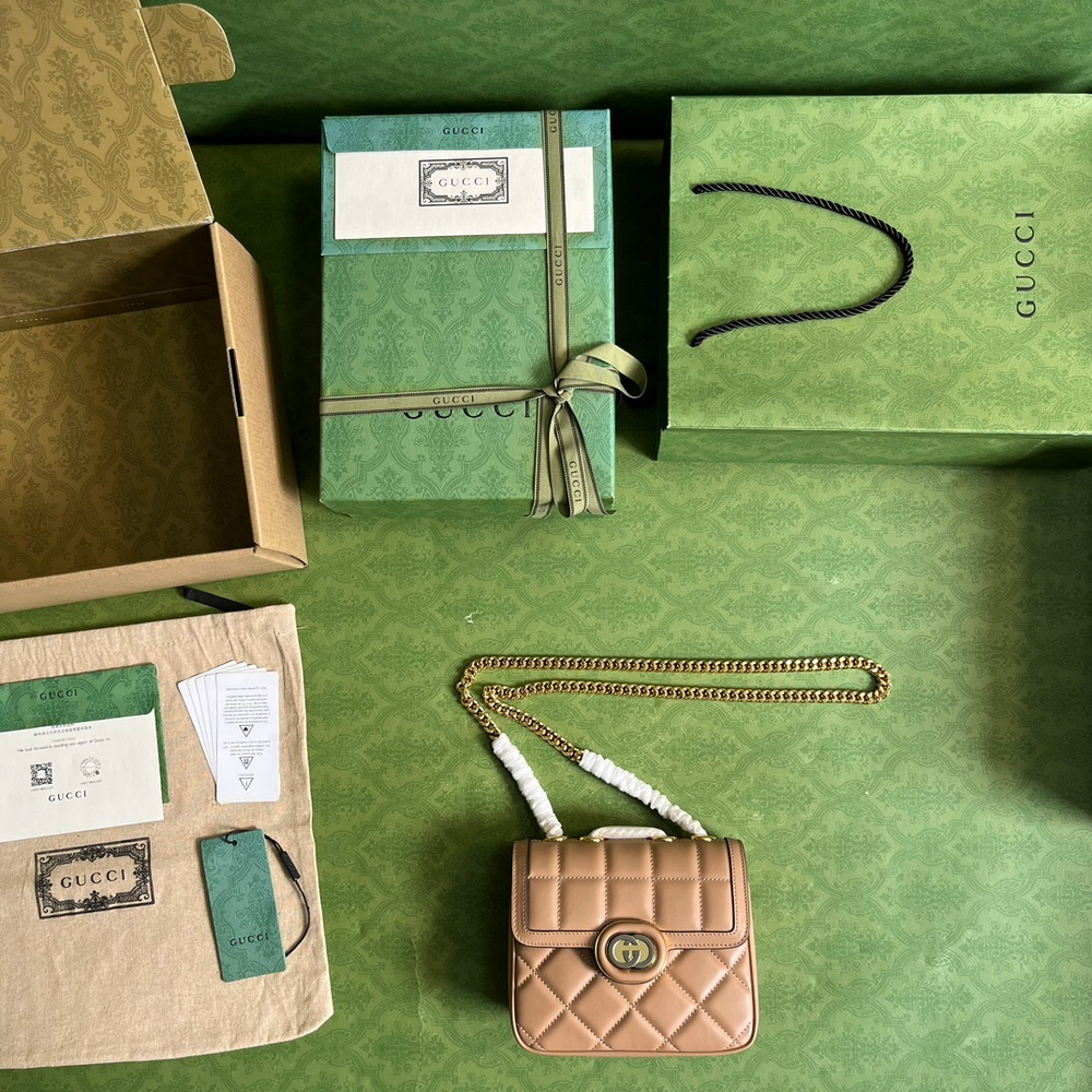 Gucci Gucci Deco Mini Shoulder Bag 18 cm