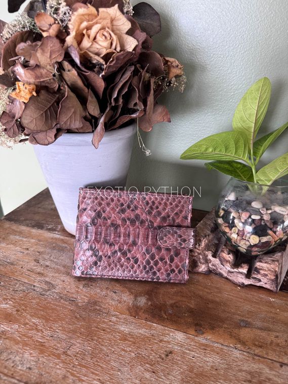 Бифолд кошелек из кожи питона WA-255