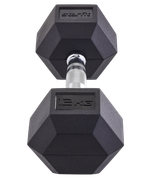 Гантель гексагональная DB-301 12 кг, обрезиненная, черный