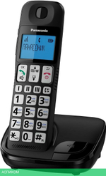 Радиотелефон DECT Panasonic KX-TGE110RUB черный