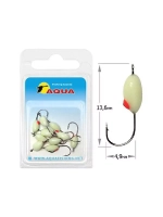 Мормышка фосфорная №06, крючок №12 (2 упакпо 10 шт) 0,08g