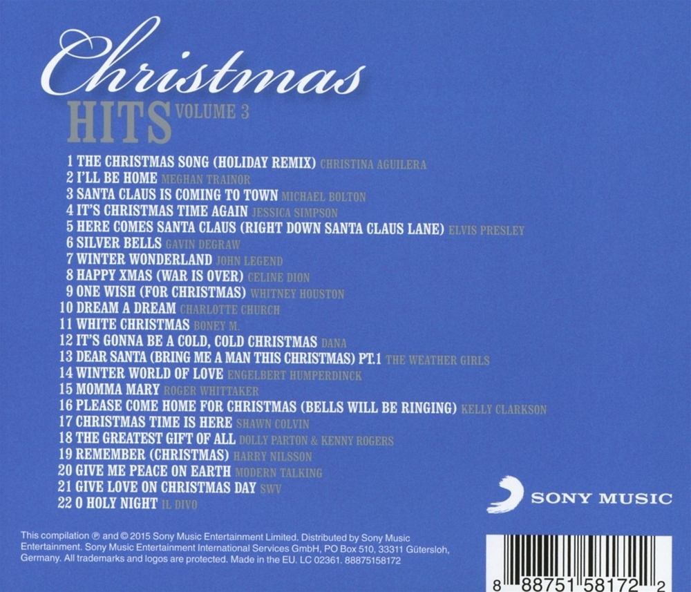 Сборник / Christmas Hits Volume 3 (CD)