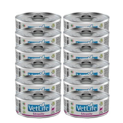 Консервы FARMINA Vet Life Cat Struvite для взрослых кошек для растворения струвитных камней (паштет) - 12х85 гр