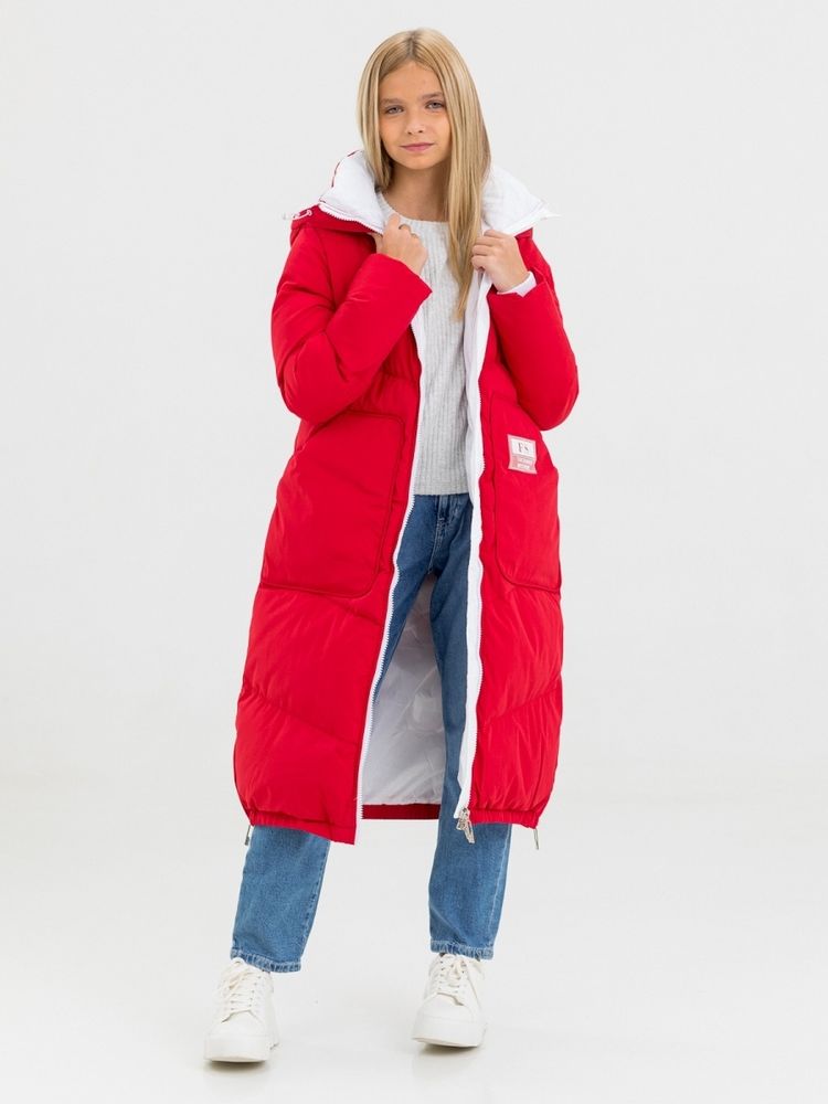 Длинное пальто для девочки