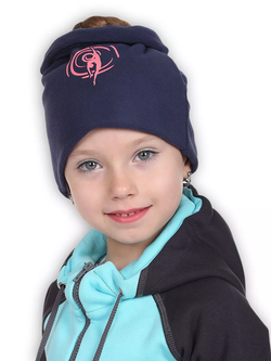 Шапка флисовая с отверстием для кички Николь