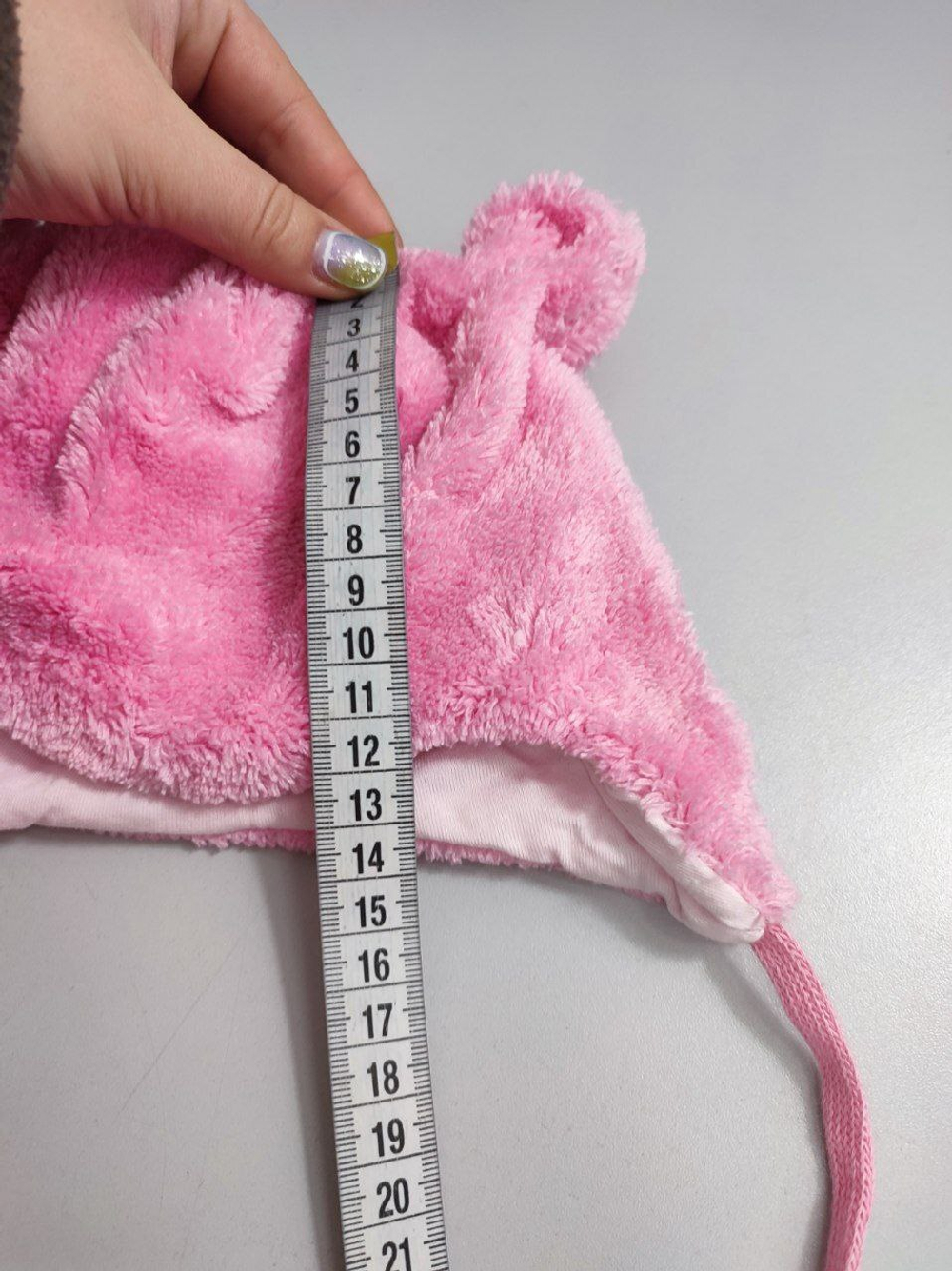 Шапка Baby Go розовая красивая на 6-9 месяцев