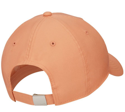 Теннисная кепка Nike Dri-Fit Club Unstructured Metal Swoosh Cap - amber brown/metalic silver