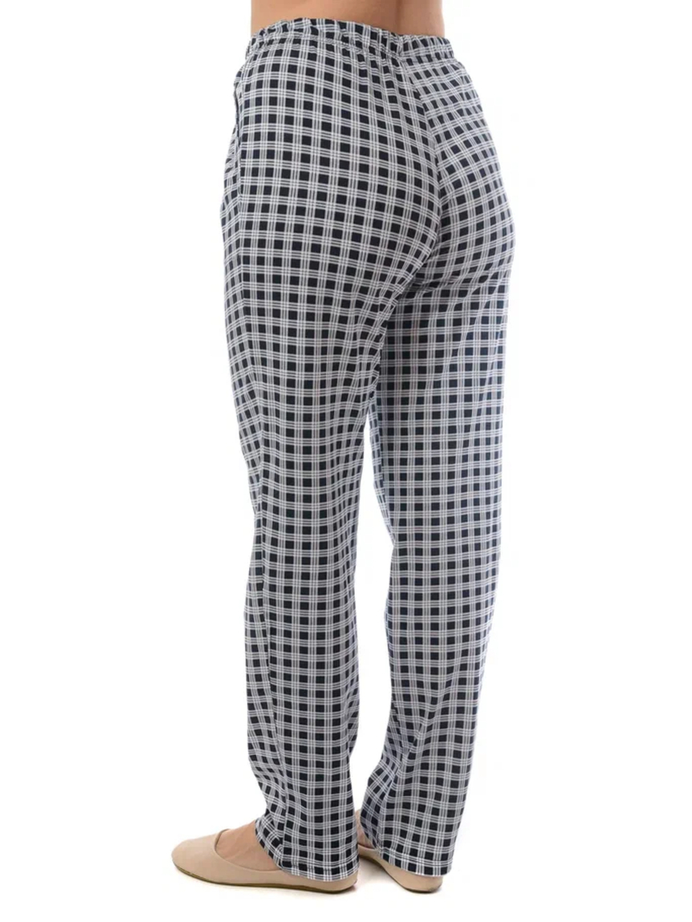 Брюки Б-18Х/синяя-клетка