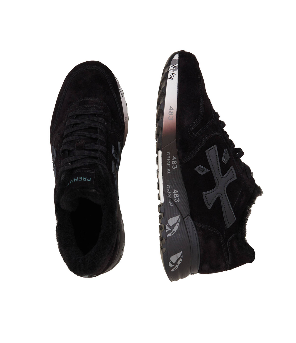 Кожаные кроссовки mick Premiata - черный(MICK)