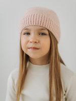 Шапка с бантиком, Розовый