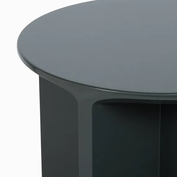 Кофейный стол Petra Ø50х45 см, зеленый глянец