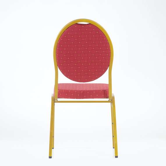 Стул Barneo S-7 банкетный каркас золото, красная ткань