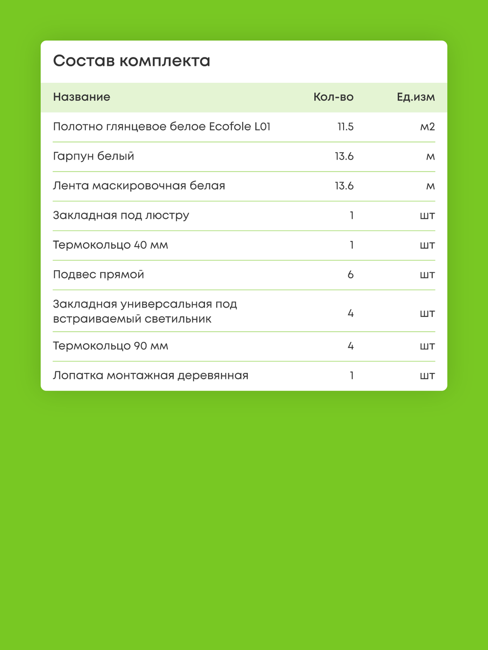 Глянцевый натяжной потолок 11.5 м2