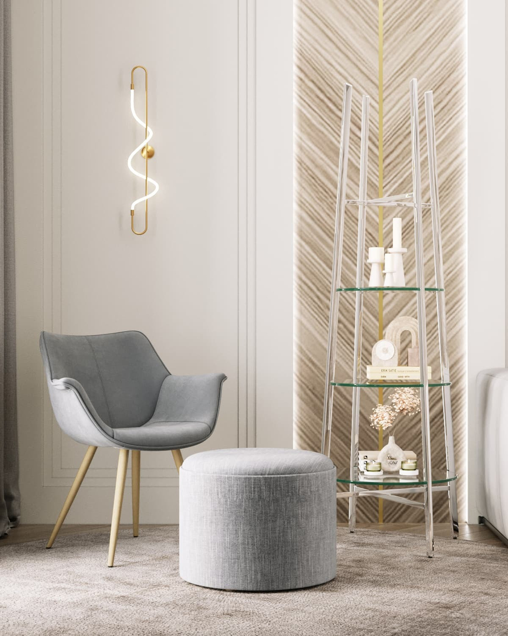 Настенный светодиодный светильник Moderli V4086-WL True