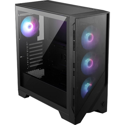 Корпус MSI MAG Forge 321R Airflow черный, без БП, ATX