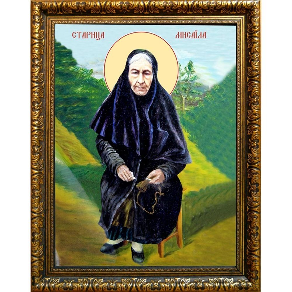 Старица Мисаила. Икона на холсте.