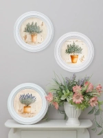 Картины на стену интерьерные на холсте 3 шт. 17.5 см