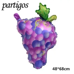 Шар (27""/69 см) Фигура, Виноград, Фиолетовый, 1 шт. Б181