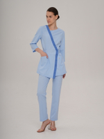 Блуза медицинская женская | Бл-379 а 3/4 либерти люкс