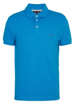 Мужское теннисное поло Tommy Hilfiger Core 1985 Slim Polo - shocking blue