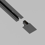 Ввод питания для однофазного встраиваемого шинопровода  Maytoni Technical TRA002B-11B  черный