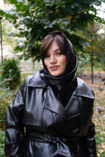 Косынка двухсторонняя «Розы в тени»