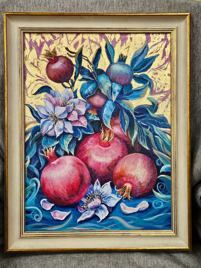 Картина "Гранаты" 30х40