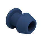 Синий анальный расширитель Jack Anal Plug S - 7,7 см. (Цвет: синий)