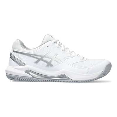 Женские теннисные кроссовки ASICS Gel-Dedicate 8 Clay Court Shoe Women - White, Silver