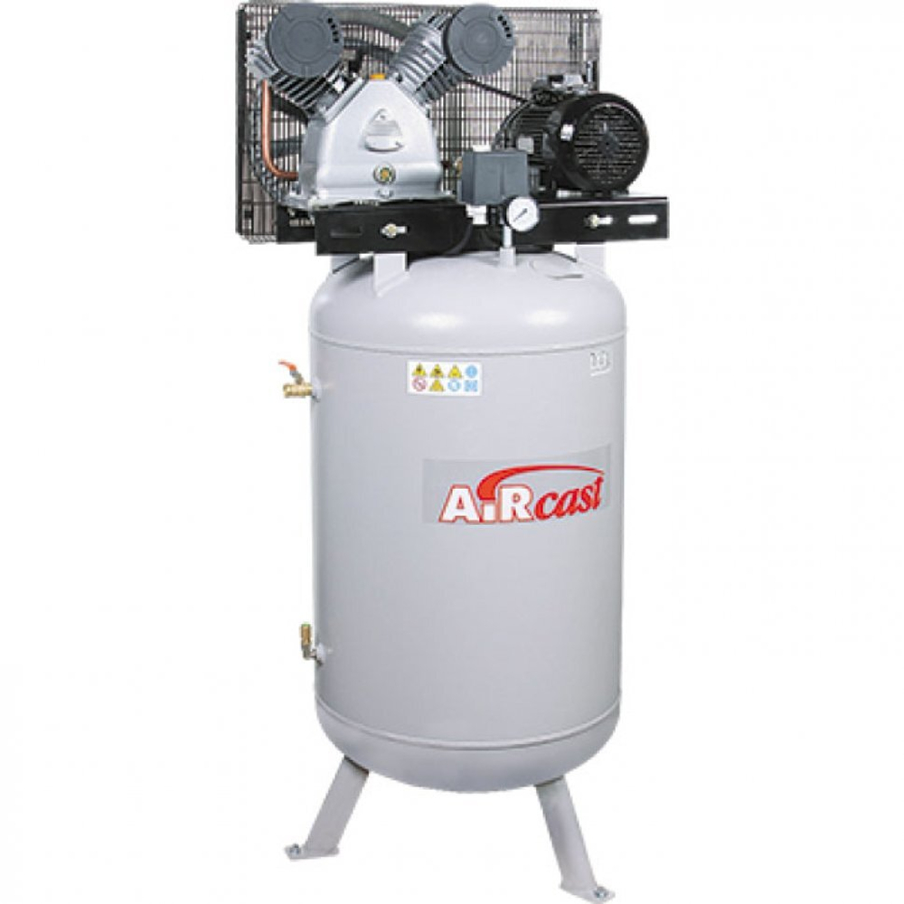 Компрессор поршневой вертикальный 270.LB50В REMEZA (Белоруссия): 690 л/мин., 10 бар, ресивер 270 л., 4 кВт, 380В, габариты без упак. 650x700x1750 мм, 180 кг.